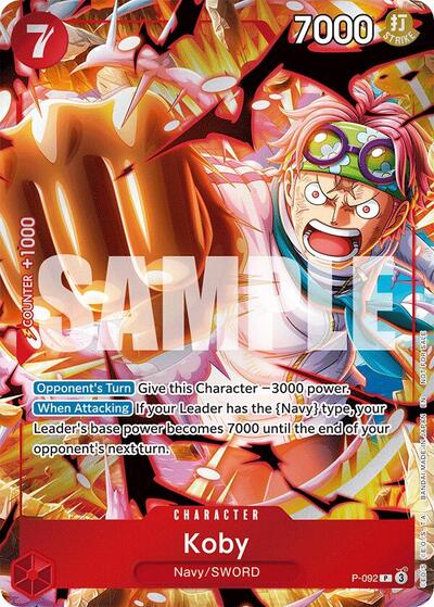 Koby (Event Pack Vol. 7) #P-092 One Piece Promotion Cards
