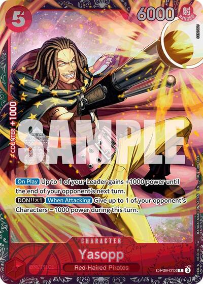Yasopp (Championship 25-26 Offline Regionals Season 2) #OP09-013 One Piece Promotion Cards