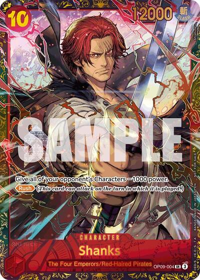 Shanks (Championship 25-26 Offline Regionals Season 2) #OP09-004 One Piece Promotion Cards