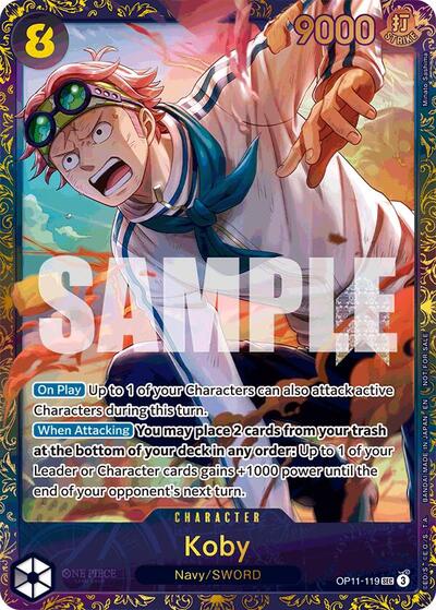 Koby (Treasure Cup August 2025) #OP11-119 One Piece Promotion Cards