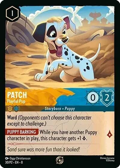 Patch - Playful Pup #30 Disney Lorcana Promo Cards