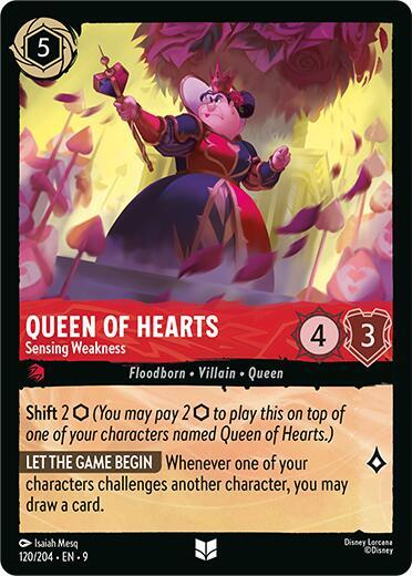 Queen of Hearts - Sensing Weakness #120 Fabled