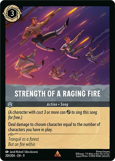 Strength of a Raging Fire #201 Fabled