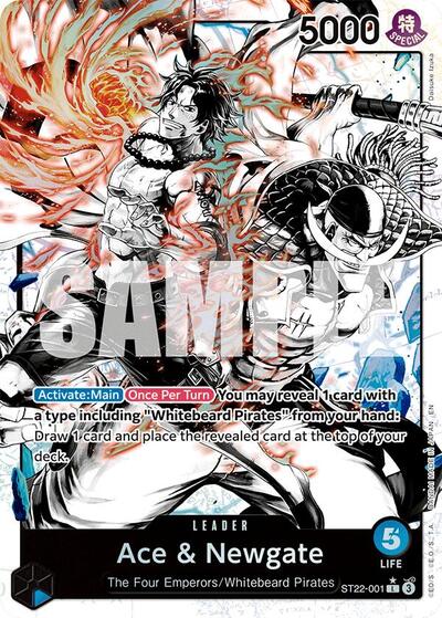 Ace & Newgate (Parallel) #ST22-001 Starter Deck 22: Ace & Newgate