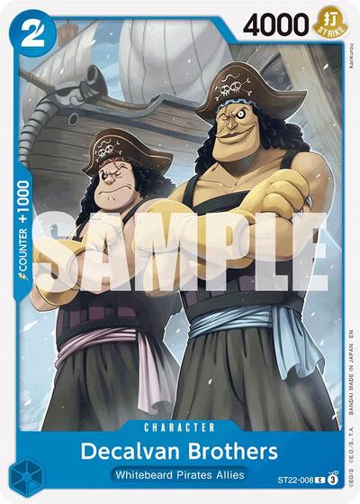 Decalvan Brothers #ST22-008 Starter Deck 22: Ace & Newgate