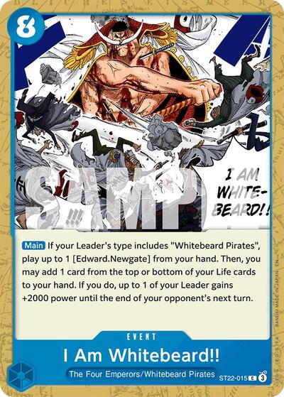 I Am Whitebeard!! #ST22-015 Starter Deck 22: Ace & Newgate