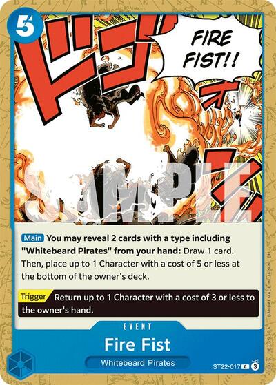 Fire Fist #ST22-017 Starter Deck 22: Ace & Newgate