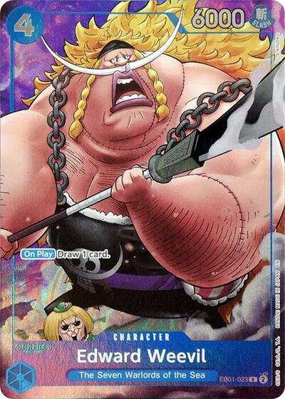 Edward Weevil (Seven Warlords of the Sea Binder Set) #EB01-023 One Piece Promotion Cards