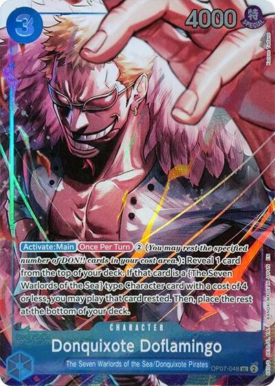 Donquixote Doflamingo (Seven Warlords of the Sea Binder Set) #OP07-048 One Piece Promotion Cards