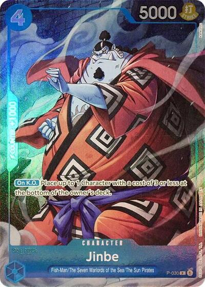 Jinbe (Seven Warlords of the Sea Binder Set) #P-030 One Piece Promotion Cards
