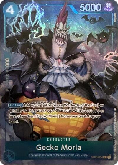 Gecko Moria (Seven Warlords of the Sea Binder Set) #ST03-004 One Piece Promotion Cards