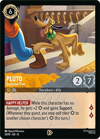 Pluto - Tried and True #27 Disney Lorcana Promo Cards