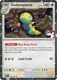 Dudunsparce #129 Prize Pack Series Cards