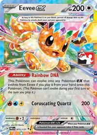 Eevee ex #75 Prize Pack Series Cards