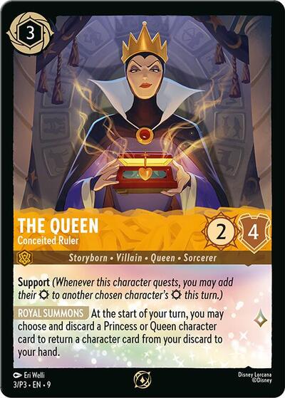 The Queen - Conceited Ruler #3 Disney Lorcana Promo Cards