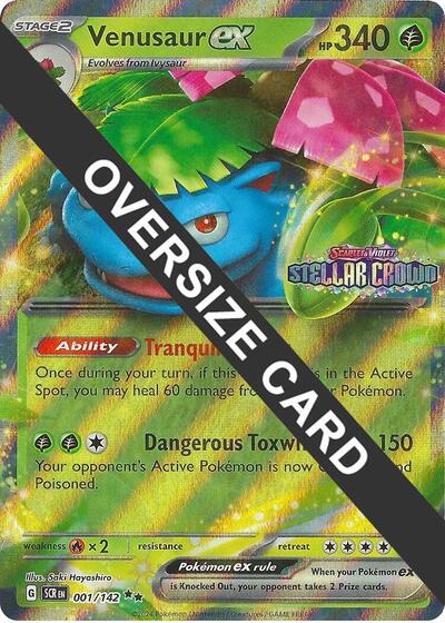 Venusaur ex #1 Jumbo Cards