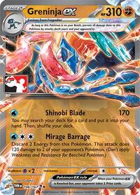 Greninja ex #106 Prize Pack Series Cards