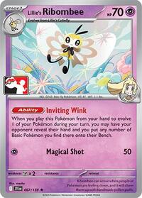 Lillie's Ribombee #67 Prize Pack Series Cards