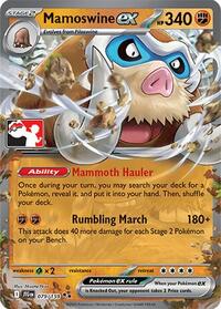 Mamoswine ex #79 Prize Pack Series Cards