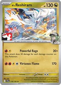 N's Reshiram #116 Prize Pack Series Cards