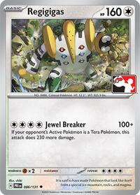 Regigigas #86 Prize Pack Series Cards