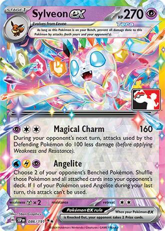 Sylveon ex #86 Prize Pack Series Cards