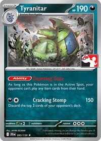Tyranitar #95 Prize Pack Series Cards