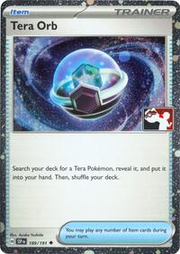 Tera Orb #189 Prize Pack Series Cards