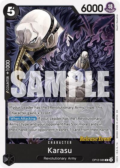 Karasu #OP12-085 Legacy of the Master Release Event Cards