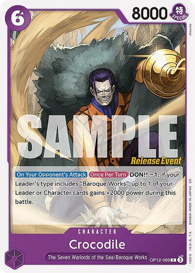 Crocodile #OP12-069 Legacy of the Master Release Event Cards