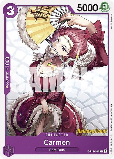 Carmen #OP12-067 Legacy of the Master Release Event Cards
