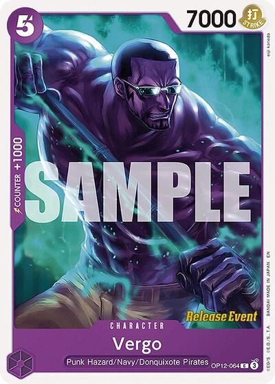 Vergo #OP12-064 Legacy of the Master Release Event Cards