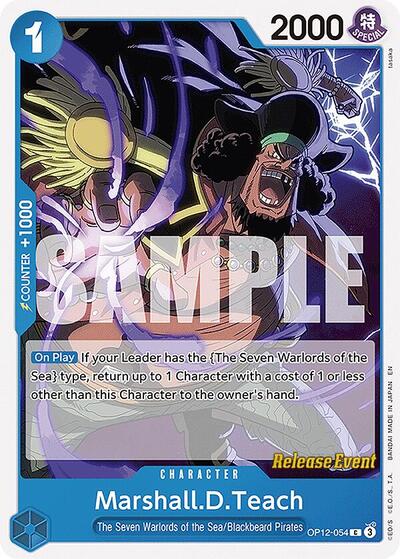 Marshall.D.Teach #OP12-054 Legacy of the Master Release Event Cards
