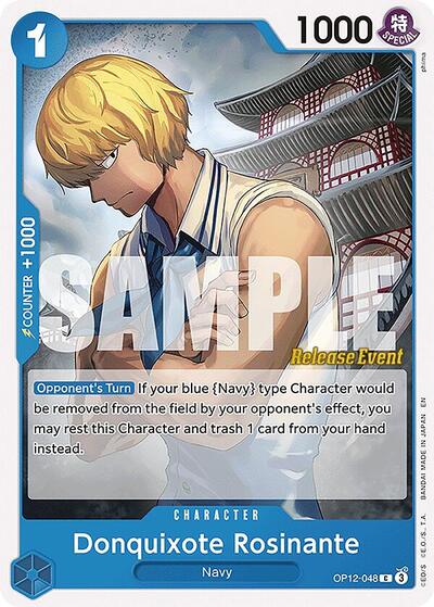 Donquixote Rosinante #OP12-048 Legacy of the Master Release Event Cards