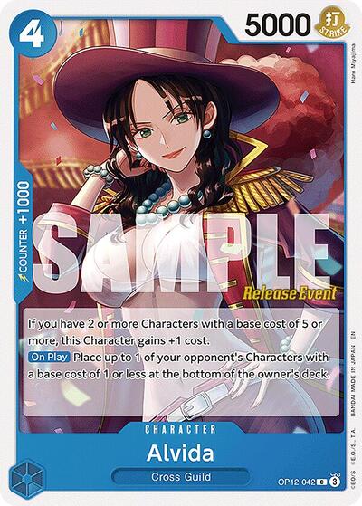 Alvida #OP12-042 Legacy of the Master Release Event Cards