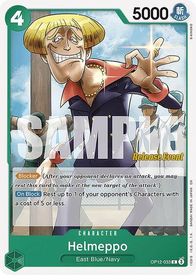 Helmeppo #OP12-033 Legacy of the Master Release Event Cards