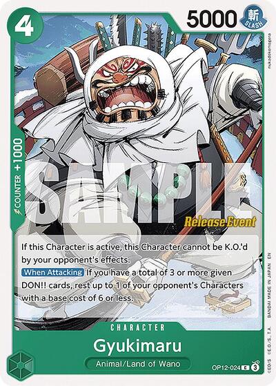 Gyukimaru #OP12-024 Legacy of the Master Release Event Cards