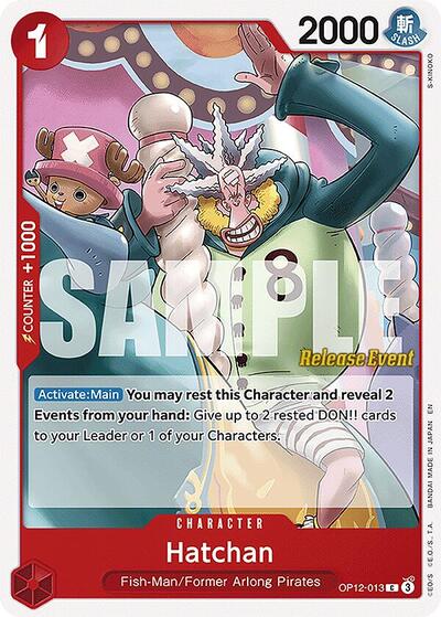 Hatchan #OP12-013 Legacy of the Master Release Event Cards