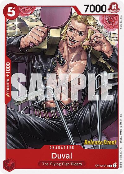 Duval #OP12-011 Legacy of the Master Release Event Cards