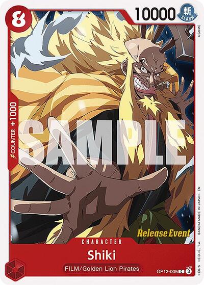 Shiki #OP12-005 Legacy of the Master Release Event Cards