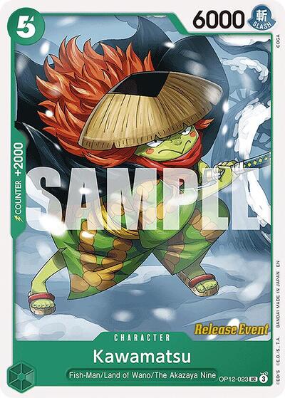 Kawamatsu #OP12-023 Legacy of the Master Release Event Cards