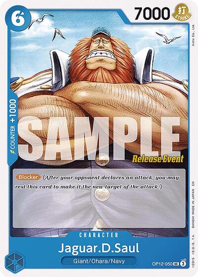 Jaguar.D.Saul #OP12-050 Legacy of the Master Release Event Cards
