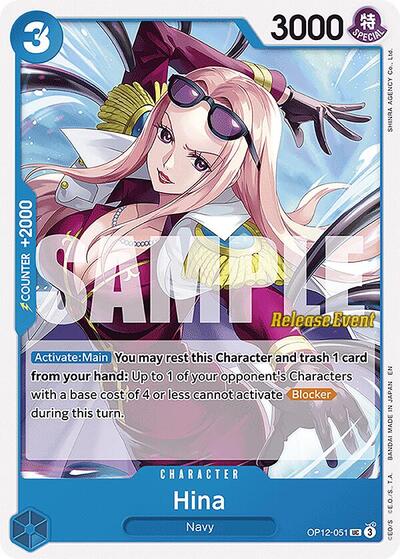 Hina #OP12-051 Legacy of the Master Release Event Cards