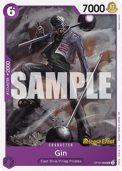 Gin #OP12-068 Legacy of the Master Release Event Cards