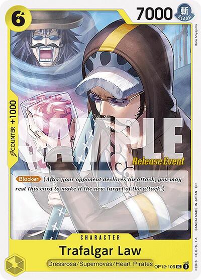 Trafalgar Law #OP12-106 Legacy of the Master Release Event Cards