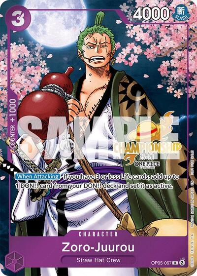 Zoro-Juurou (CS 25-26 Event Pack) #OP05-067 One Piece Promotion Cards