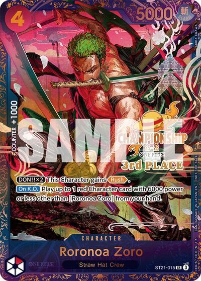 Roronoa Zoro (CS 25-26 3rd Place) #ST21-015 One Piece Promotion Cards