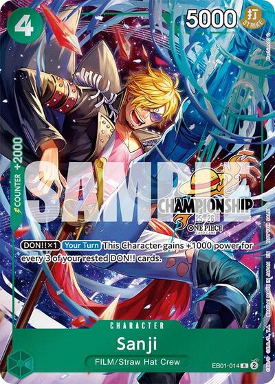 Sanji (CS 25-26 Celebration Pack) #EB01-014 One Piece Promotion Cards