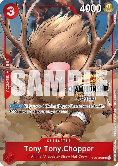 Tony Tony.Chopper (CS 25-26 Celebration Pack) #OP04-010 One Piece Promotion Cards