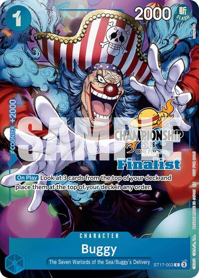 Buggy (CS 25-26 Finalist Card Set 1) #ST17-003 One Piece Promotion Cards